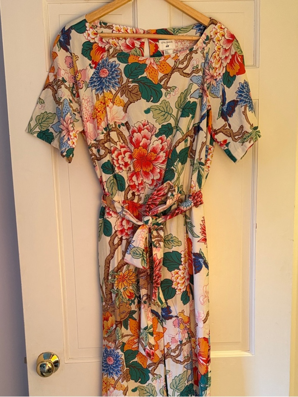 GP&J Baker x H&M Floral Tie-Waist Jumpsuit